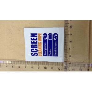 Disposable single packed customized individual wet wipes for screen