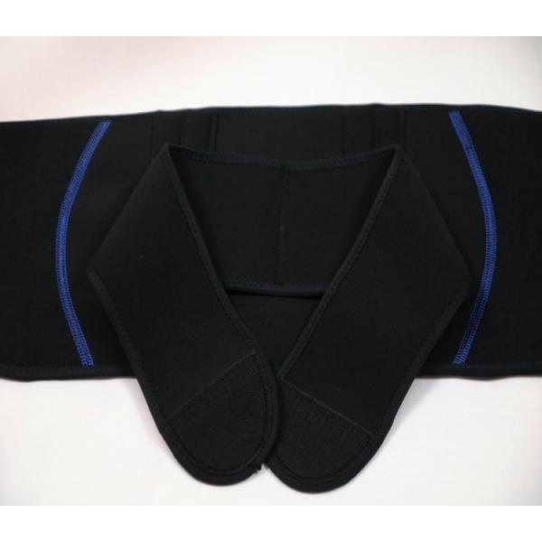 Black Neoprene Waist Slimmer Belt , Gym Waist Support Belt FDA/CE Approved