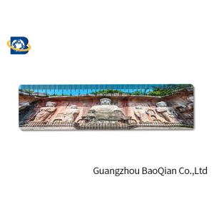 Study Stationery 3D Lenticular Ruler Customized Shape Beautiful Scenery Pattern