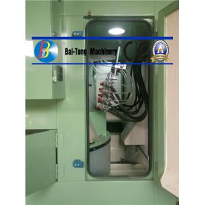 Satellite Turntable Professional Sandblasting Equipment , Sand Blast Cabinet Low