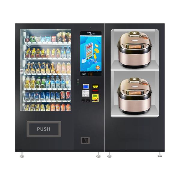 Quality Lunch Box Interactive Vending Machine Double Tempered Glass Custom Language for sale