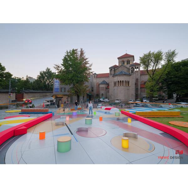 Comprehensive Solution for Outdoor Children's Playground Construction 1 Color Print Method