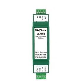 magnetic grating encoder, 4th harmonic pulse counter measuring range angle or