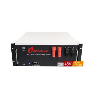 Wholesale Golf Carts Battery Lithium Lifepo4 48V 100Ah 200Ah 304Ah Server Rack Mount for Recharge from china suppliers