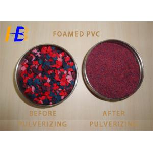 Foamed PVC Plastic Crusher Machine , Plastic Powder Machine For PVC Granules