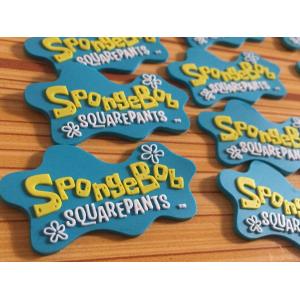 Cheap Custom Clothing Embossed 3d Soft PVC Patches / Garment Rubber Label