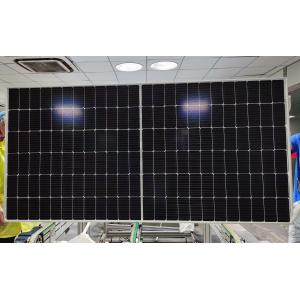 Mono Perc Frameless Bifacial Solar Panels On Roof 450 Watt 144 Half Cells