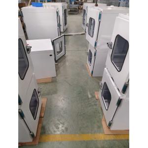 Custom Dimensions Cleanroom Transfer Window Multi Function Stainless Steel Pass