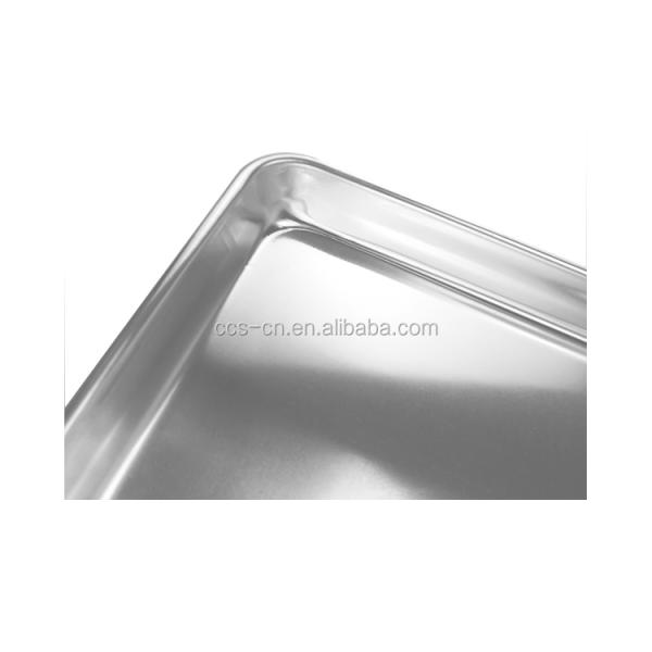 26*18 inch 1mm thick rectangle wire-in-the-rim tray aluminum alloy baking traywire-in-the-rim oven tray flat metal baking tray