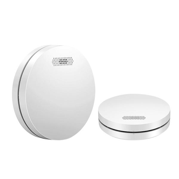 Round Shape Home Fire Standalone Smoke Detector Smoke Alarm With CE TUV