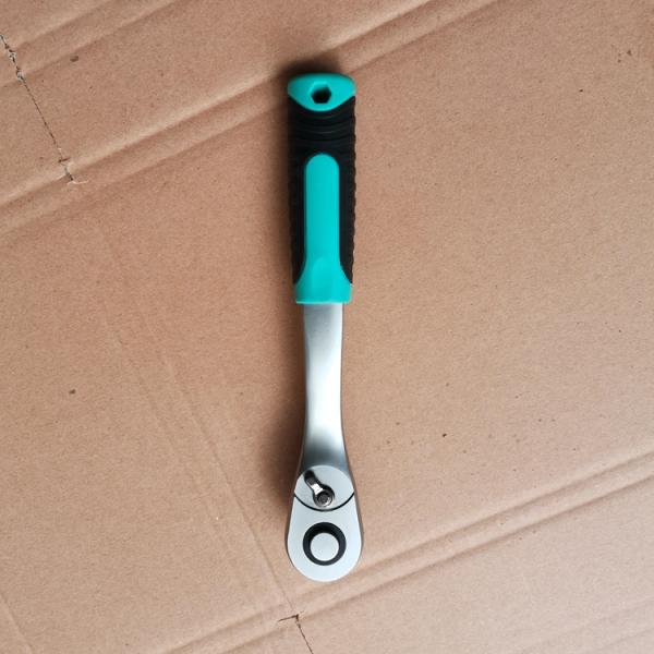 Strong Chrome Steel 1000Nm Pear Head Ratchet Spanner 90 Tooth Quick Release Ratchet Handle Wrench for Germany