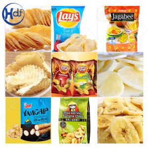 Automatic potato chips processing line french fries equipment snack machine