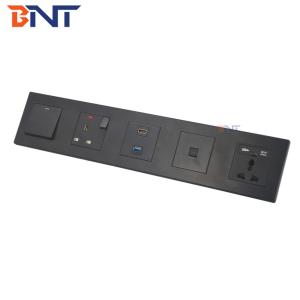 uk power multimedia aluminum hotel sockets with media hub/luxury hotel media hub