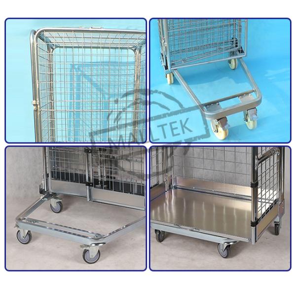 Easy Transportation Logistics Trolley With High Strength Baseboard