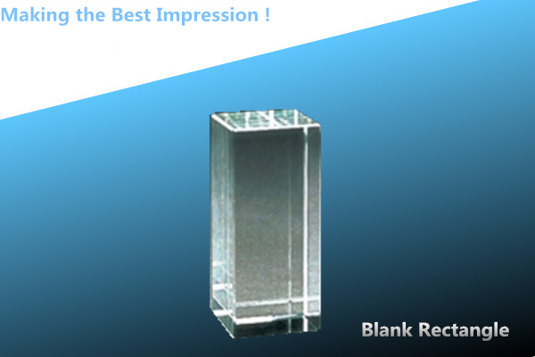 blank CRYSTAL CUBE/blank Rectangle/rectangle beveled/crystal blank rectangle