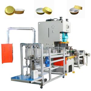 Aluminum Foil Restaurant Takeout Container Making Machine with Pneumatic Power