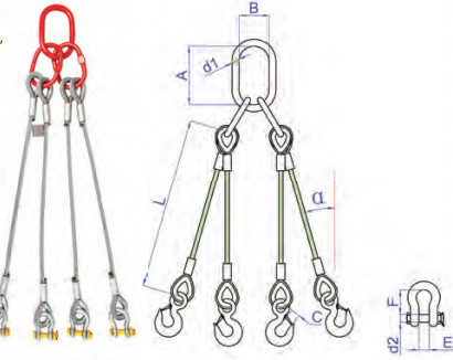 High-Quality Wire Rope Sling Assembly For Heavy Duty Lifting Durable &