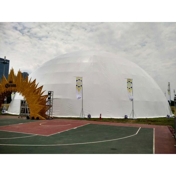 Unique 30M Outdoor large Geodesic Dome Tent with strong structure