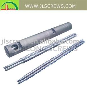 Professional Parallel Twin Screw And Barrel Co Rotating Twin Extruder Screw And