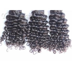 No Shedding No Tangle peruvian deep wave virgin hair Wet and Wavy With Closure