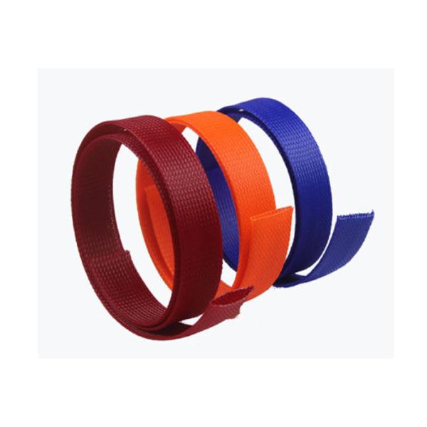 Abrasion Resistance Automotive Braided Sleeving Custom Diameter For Electrical Cables