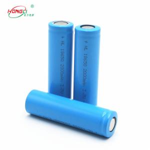 Grade A Power Bank Battery / 18650 2000mAh Rechargeable Li - Ion Cell 3.7V