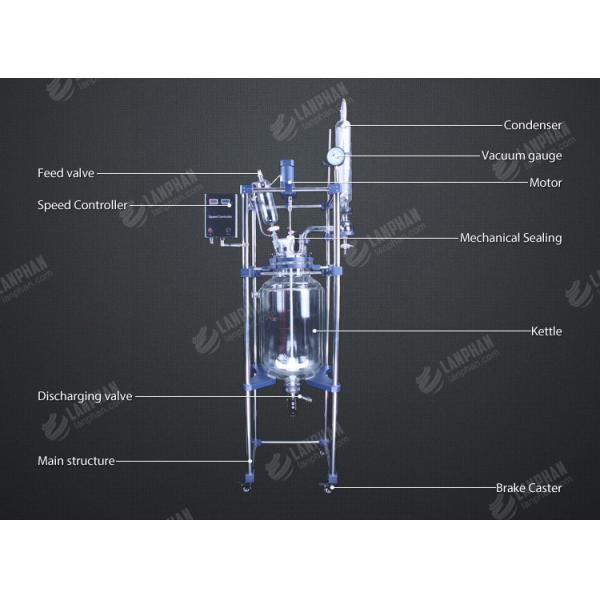 Agitador De Glass Mixing Vessel