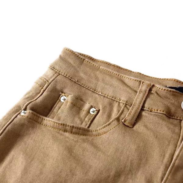 Oem Factory Manufacturer Custom Logo Flexible Mini Denim High Waisted Skirts With Built In Shorts