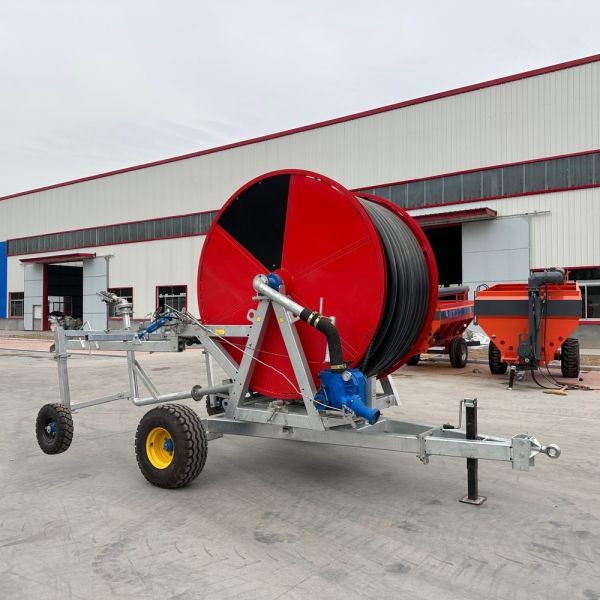 Quality PE Hose Reel Irrigation Machine with Electric or Turbine Drive for Large-Scale Agricultural Use for sale
