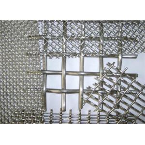 Wholesale Galvanized Square Woven Wire Mesh / Stainless Steel Crimped Wire Mesh