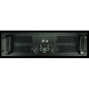 P4 2 X 700W 2 Channel Class H Power Amplifier Outdoor Black / Silvery
