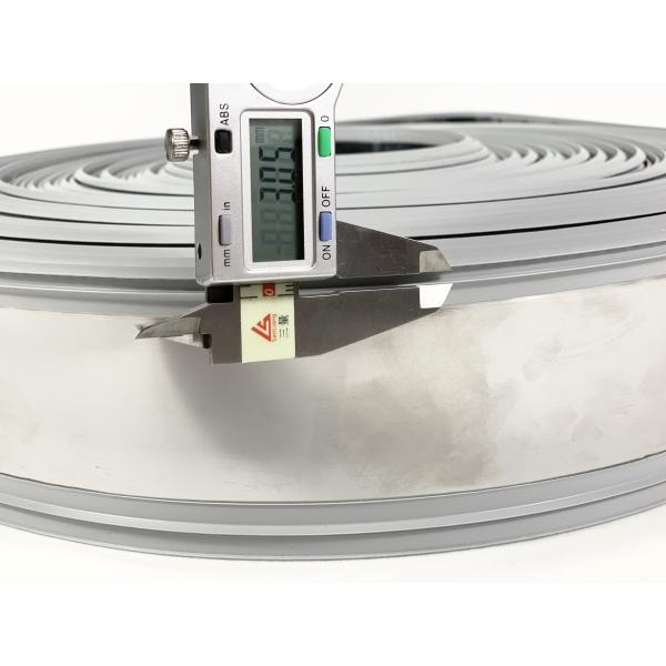 SS Metal Rubber Coated Channel Letter Trim Cap , Arcylic Letter Trim Cap