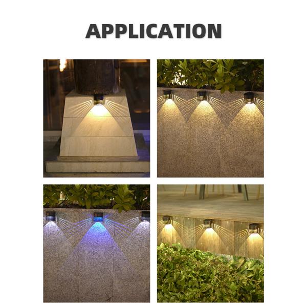 Solar Powered Multi-Color Changing Yard Light Lawn Landscape Lights Solar Garden Lamp
