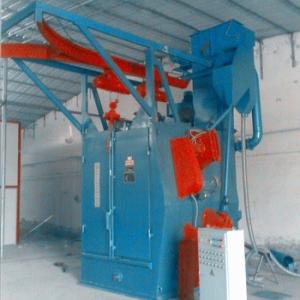 Overhead Rail Hook Shot Blasting Machine High Efficiency For Oil Tank Propane