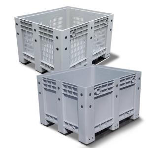 China Big Bulk Container, Large Plastic Pallet Box Container With Lid / Cover & Wheels Or Without Heavy Duty Industrial Use Folding Plastic Pallet Box Plastic Stackable Collapsible Pallet Crates on sale China Big Bulk Container, Large Plastic Pallet Box Container With Lid / Cover & Wheels Or Without Heavy Duty Industrial Use Folding Plastic Pallet Box Plastic Stackable Collapsible Pallet Crates on sale