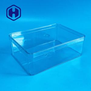 Rectangular Bpa Free 40oz PET Clear Plastic Box No Handle