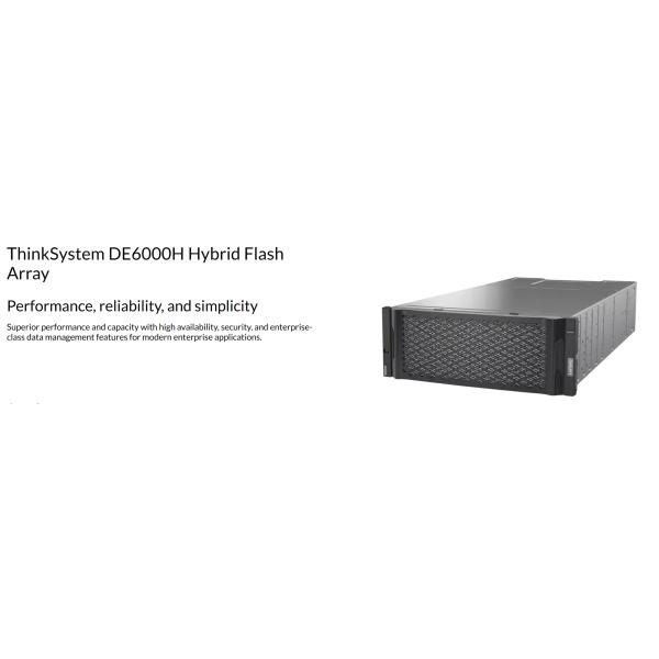 2U24 SFF Controller Hybrid Storage Array ThinkSystem DE6000H Adaptive Caching Algorithms