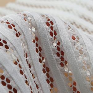 Wholesale Sandwich striped mesh polyester screen mesh fabric polyester mesh material from china suppliers