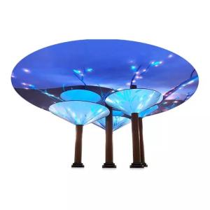 Tree Shaped Flexible LED Display Screen Creative P2 Indoor
