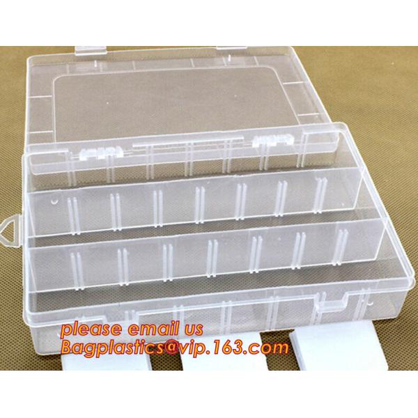 Quality Plastic Storage Box for Screws Accessory, Multifunctional Transparent Storage Kit Plastic Container Box with 8 Compartme for sale
