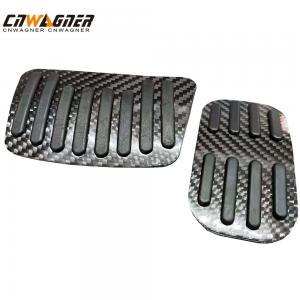 China Carbon Fiber Car Clutch And Brake Pedal Pads For Toyota CHR Yize on sale
