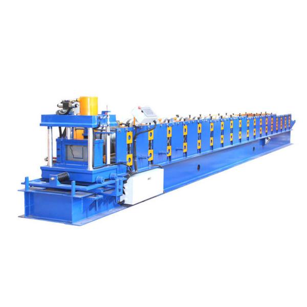 High Precision Gutter Roll Forming Machine , Rain Gutter Machine With Hydraulc