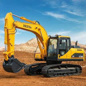 XE215C 21ton Hydraulic Crawler Excavator Operating Weight 21700kg With Isuzu