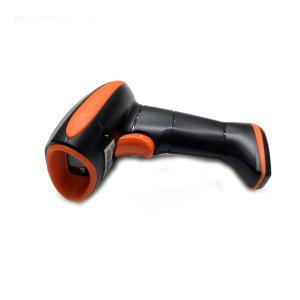 Orange Handheld Barcode Reader With Multi Language