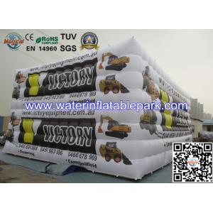 Advertising Large Inflatable Cube Tent Marquee Rental For Amusement Park