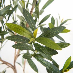 Multi-pole 7ft Artificial Olive Tree - Tall Faux Olive Trees Artificial Indoor -