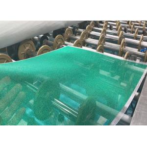 Green Ghost Color Wire Mesh Laminated Glass Flat Shape
