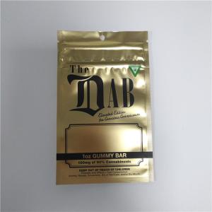 Child Proof Reusable k Bags , Mylar Stand Up Pouch Gravure Printing