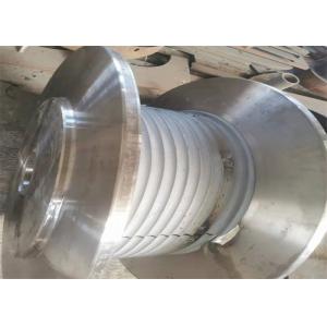 Q355b Material Crane Spool With Lbs Grooved Sleeves For Multilayer Spooling