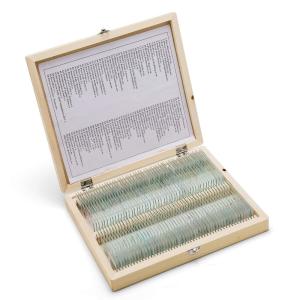 Prepared Higher Education 100pcs Microscope Slides Set For Students